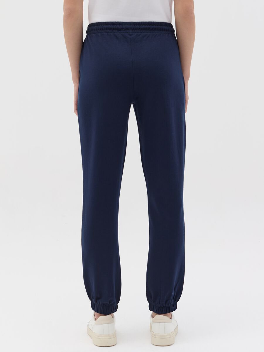 Plush joggers with drawstring_3