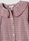 Camicia ecr&ugrave;, rosso bordeaux e rosa scuro in misto viscosa e cotone_2
