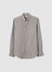 Grey pure cotton regular fit shirt_4