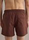 Braune Badeshorts mit elastischem Bund und Kordelzug_3