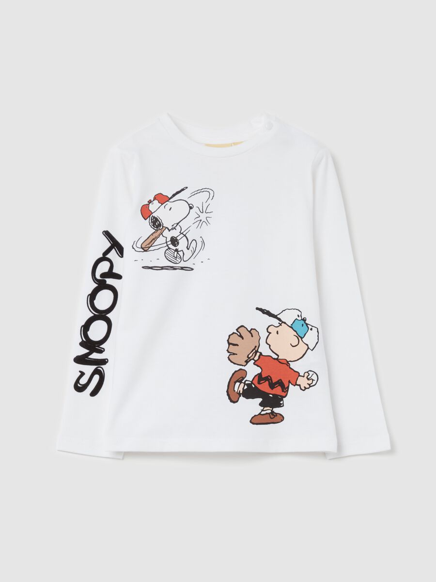 Long-sleeved T-shirt with Snoopy print_0