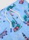 Blue tropical-print swim shorts_2
