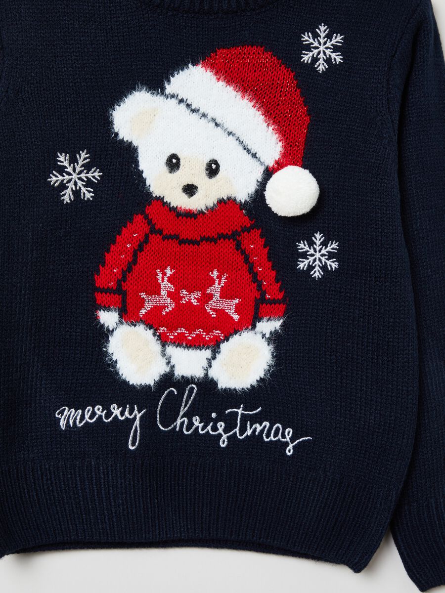 Christmas Jumper with bear design_2