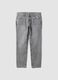 Grey slim-fit jeans in cotton and viscose blend_0