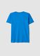 Boys' pure cotton blue regular-fit T-shirt_4