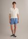Blue swim shorts with wave pattern_1
