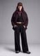 Black wide-leg stretch trousers ALTAVIA STUDIO_0