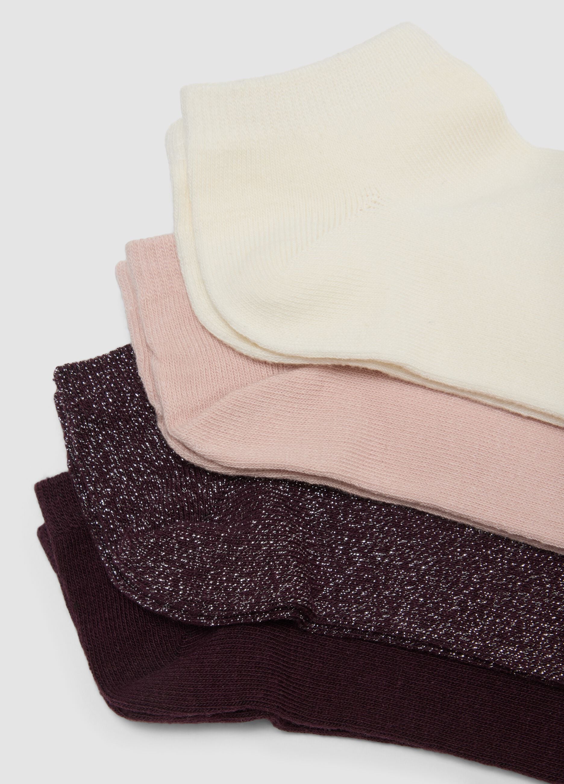 7er-Pack bunte Socken aus elastischer Bio-Baumwolle