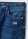 Jeans blu in puro cotone baggy fit per bambino_2