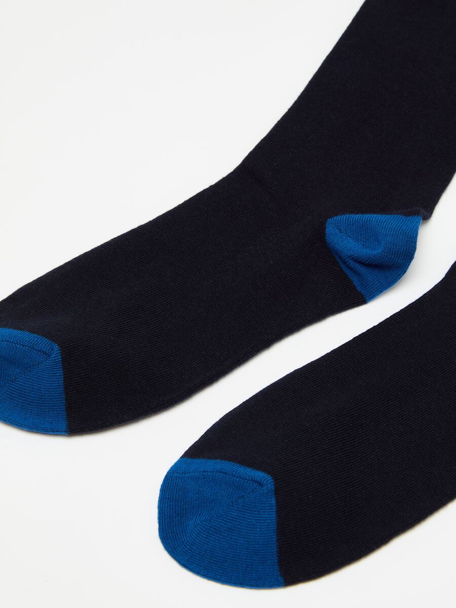 Two-pair pack of mid-length stretch socks_1