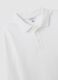 Children's white regular fit pure cotton polo_3